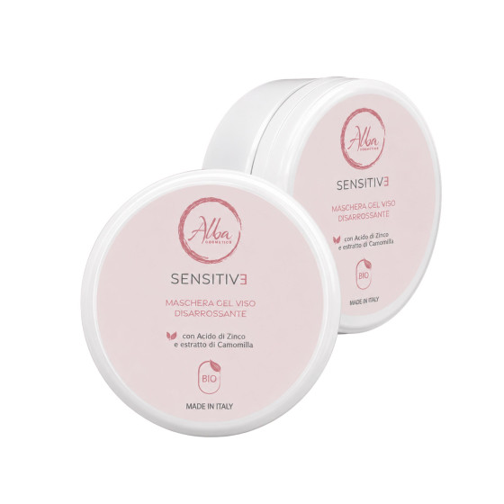 SENSITIVE MASCHERA VISO PER PELLI SENSIBILI E COUPEROSE DISARROSSANTE BIO 100 ML