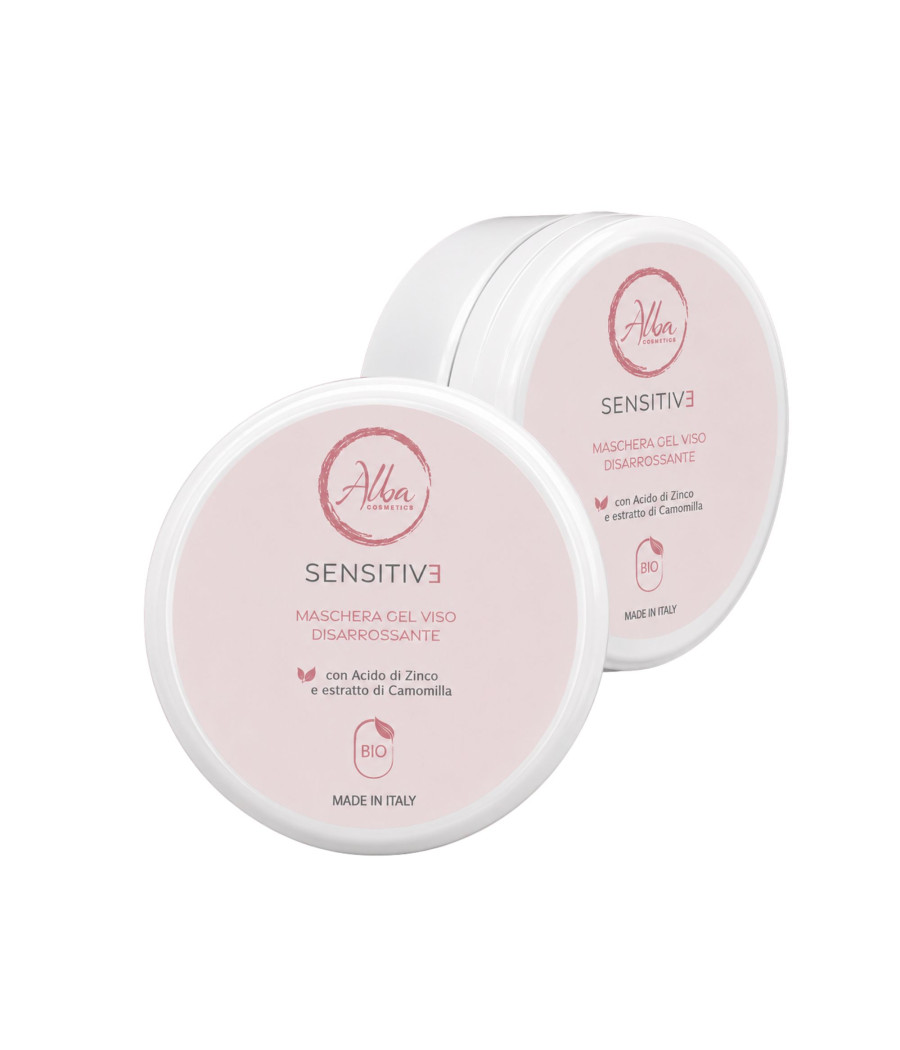 SENSITIVE MASCHERA VISO PER PELLI SENSIBILI E COUPEROSE DISARROSSANTE BIO 100 ML
