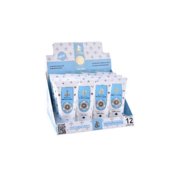ESPOSITORE CREMA MANI BIANCO LATTE 12PZ.