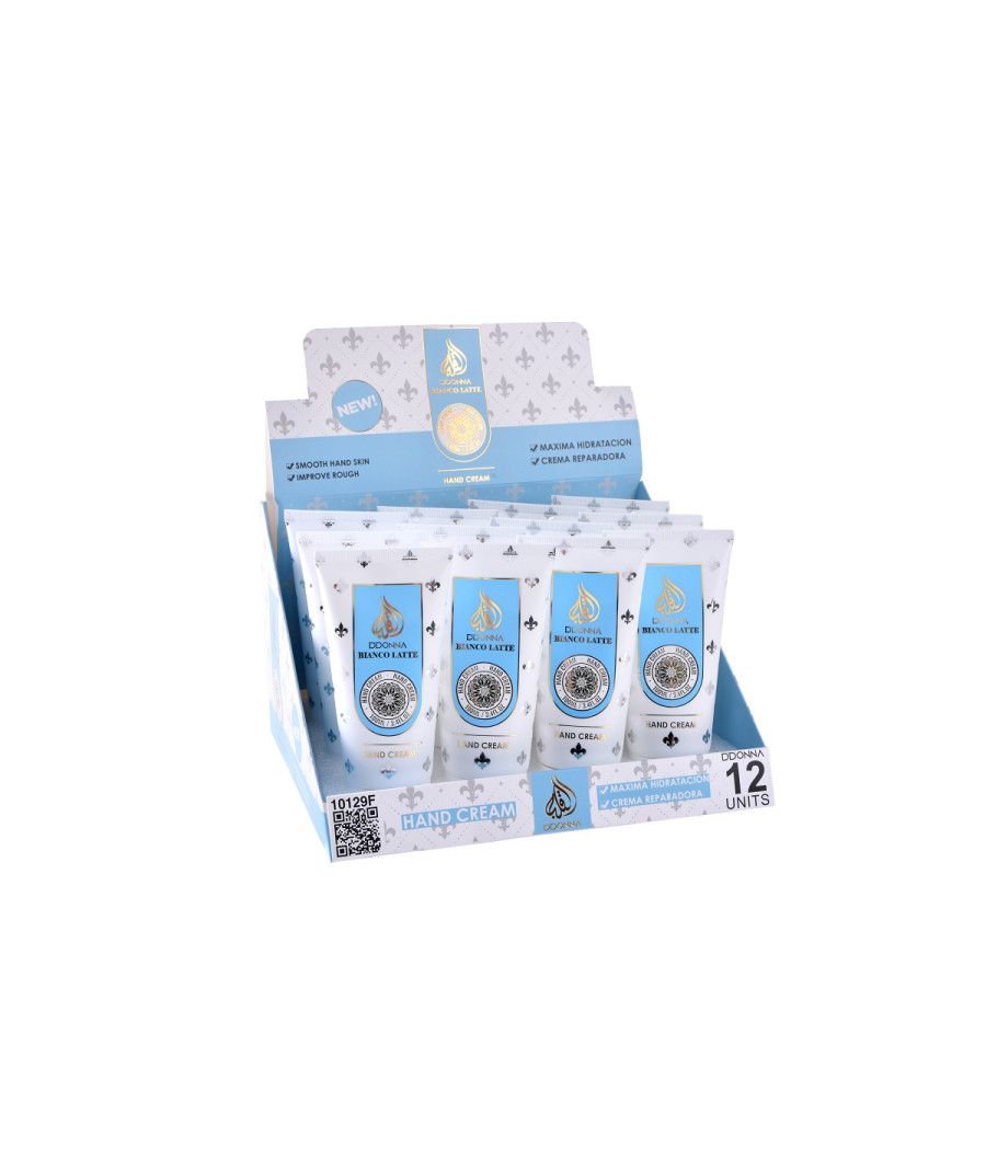ESPOSITORE CREMA MANI BIANCO LATTE 12PZ.