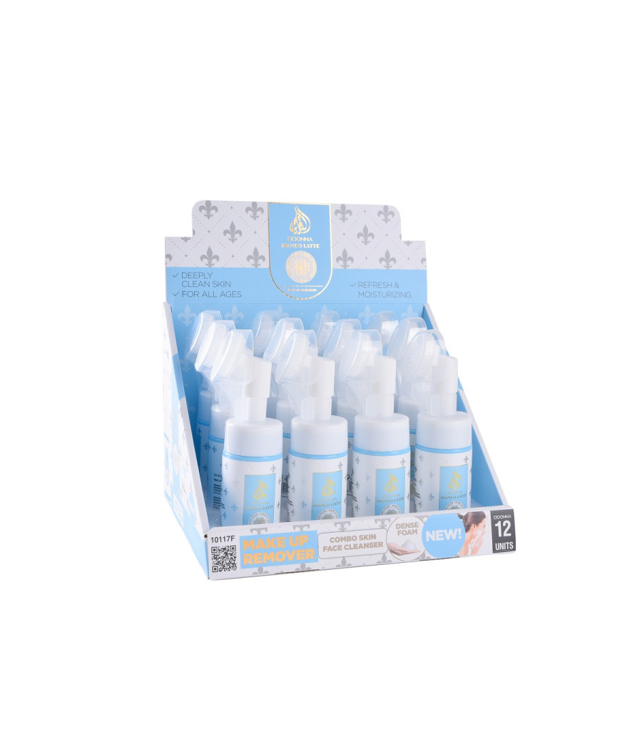 ESPOSITORE MAKE UP CLEASING BIANCO LATTE 12PZ.