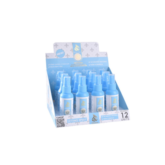 ESPOSITORE FISSATORE MAKE-UP BIANCO LATTE 12 PZ.