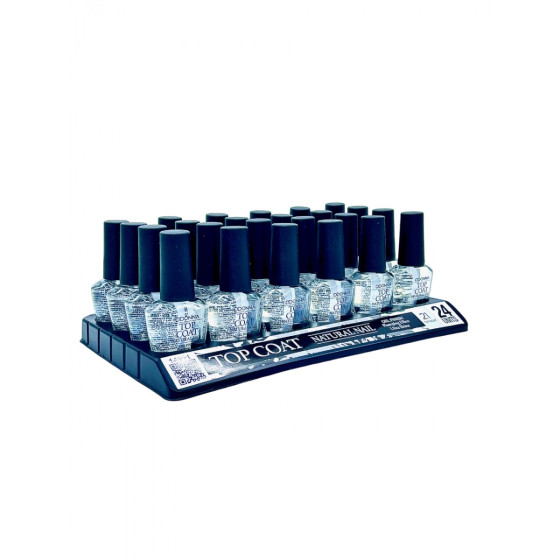 ESPOSITORE SMALTO EFFETTO GEL TOP COAT 24PZ.