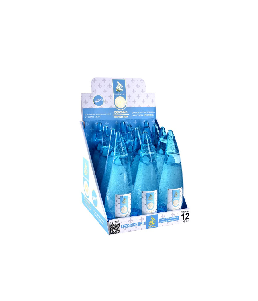 ESPOSITORE GEL CALMANTE CORPO BIANCO LATTE 260ML 12PZ.