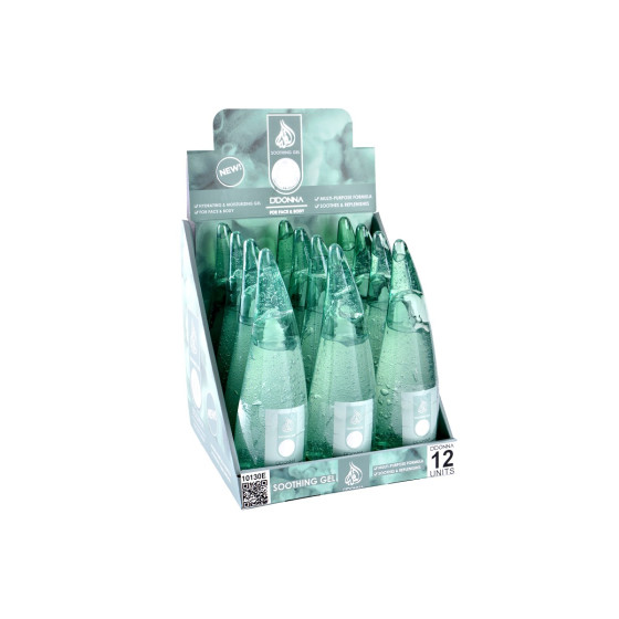 ESPOSITORE GEL CALMANTE CORPO PISTACCHIO 260ML 12PZ.