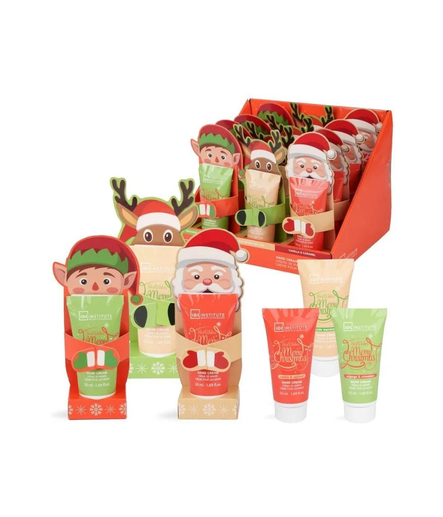 IDC INSTITUTE CHRISTMAS HAND CREAM ESPOSITORE 12PZ.