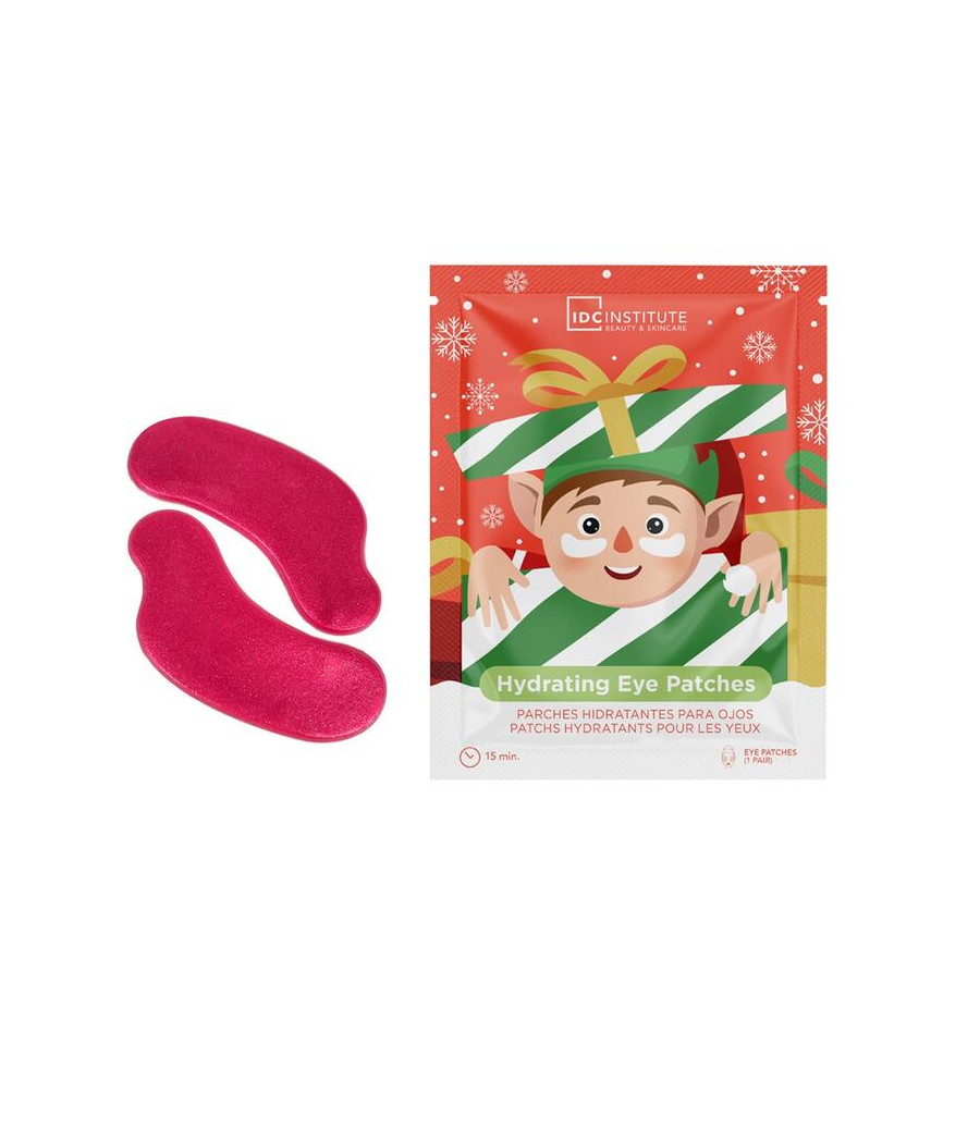 IDC INSTITUTE CHRISTMAS HYDRATING EYE PATCHES ESPOSITORE  12PZ.