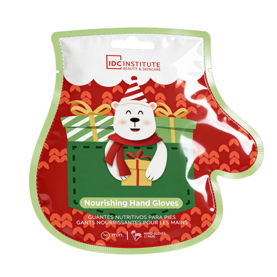 IDC INSTITUTE CHRISTMAS NOURISHING HAND MASK ESPOSITORE 12PZ.