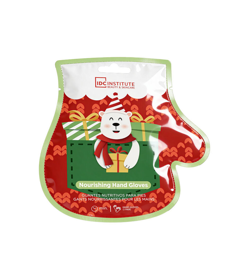 IDC INSTITUTE CHRISTMAS NOURISHING HAND MASK ESPOSITORE 12PZ.