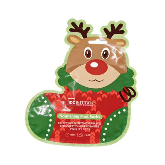 IDC INSTITUTE CHRISTMAS NOURISHING FOOT MASK ESPOSITORE 12PZ.