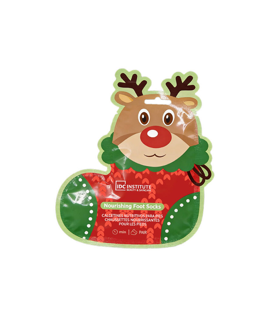 IDC INSTITUTE CHRISTMAS NOURISHING FOOT MASK ESPOSITORE 12PZ.