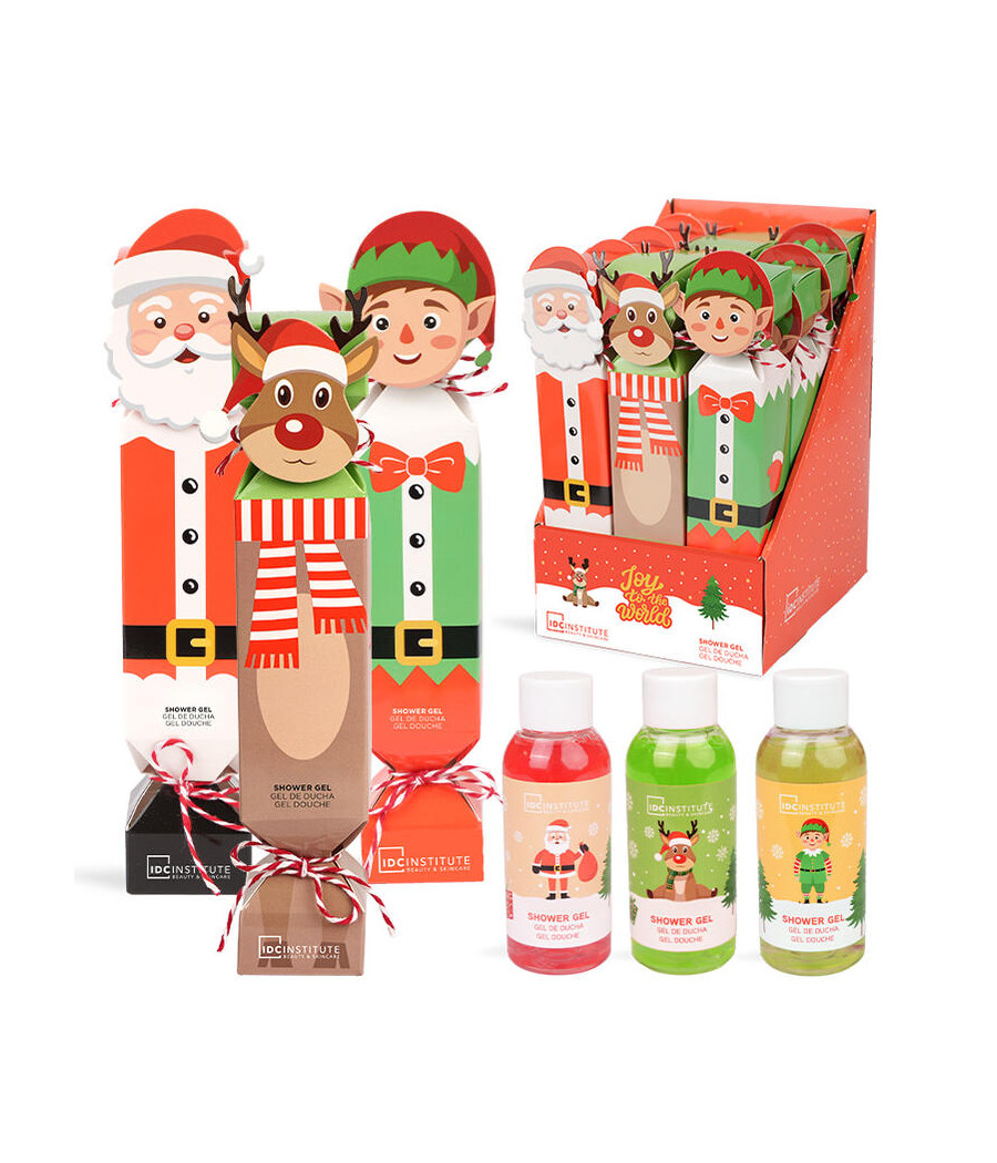 IDC INSTITUTE CHRISTMAS JOLLY SHOWER GEL ESPOSITORE 12PZ.