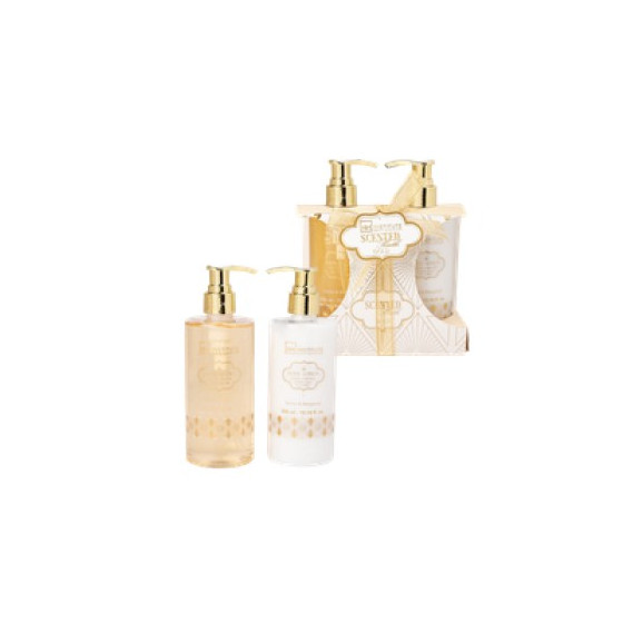 IDC INSTITUTE SCENTED BATH GOLD SHOWER DUO