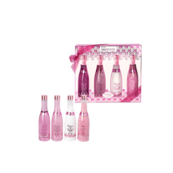 IDC INST. SCENTED BATH ROSE CHAMPAGNE SET 4 PCS