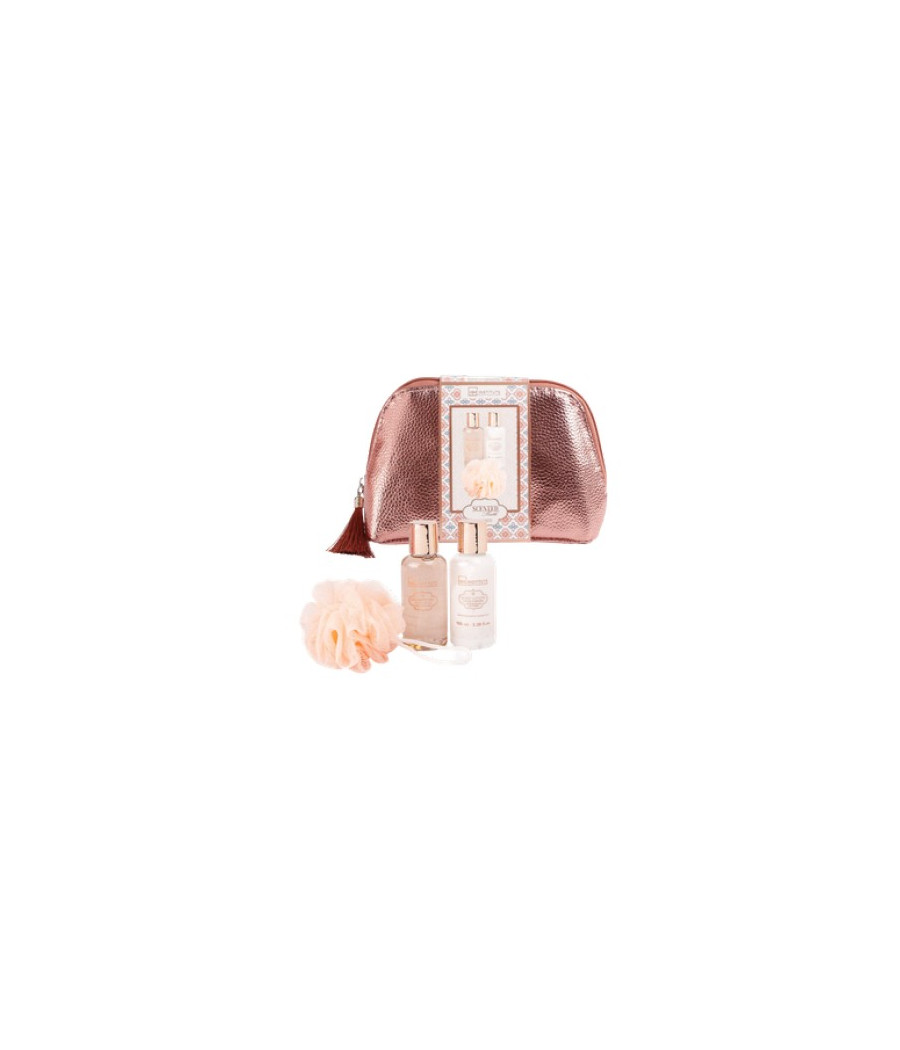 IDC INSTITUTE SCENTED BATH BRONZE BAG SET 4PCS