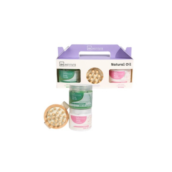 IDC INSTITUTE NATURAL OIL AT HOME MASSAGE SET