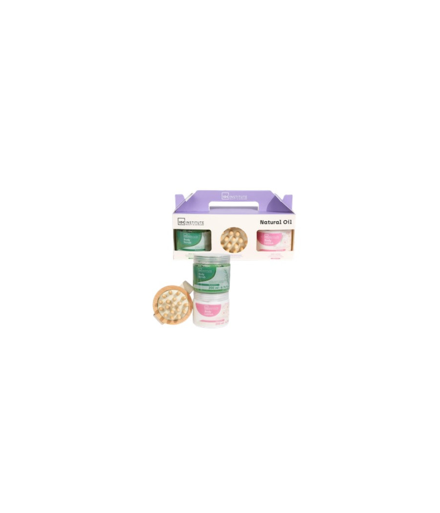IDC INSTITUTE NATURAL OIL AT HOME MASSAGE SET