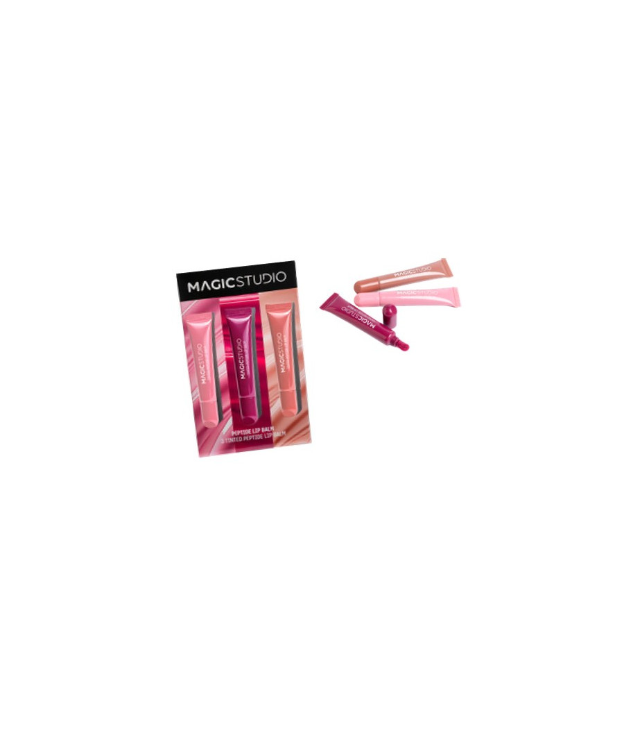 MAGIC STUDIO PEPTIDE LIP BALM TRIO