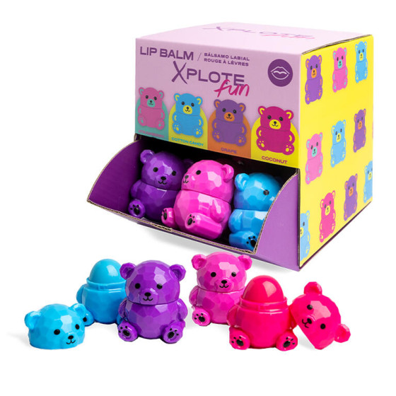 ESPOSITORE LIP BALM TEDDY BEAR 24PZ.