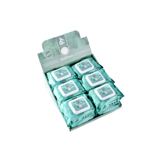ESPOSITORE SALVIETTE STRUCCANTI PISTACHIO 12PZ. (30 SALVIETTE CAD.)