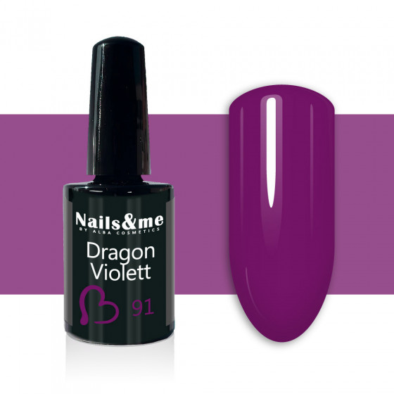 SMALTO GEL SEMIP. N.91V DRAGON VIOLET 14 ML