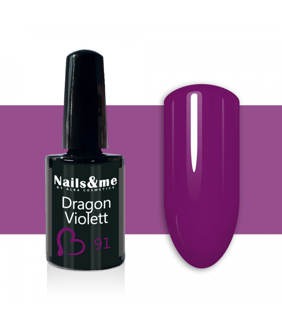 SMALTO GEL SEMIP. N.91V DRAGON VIOLET 14 ML