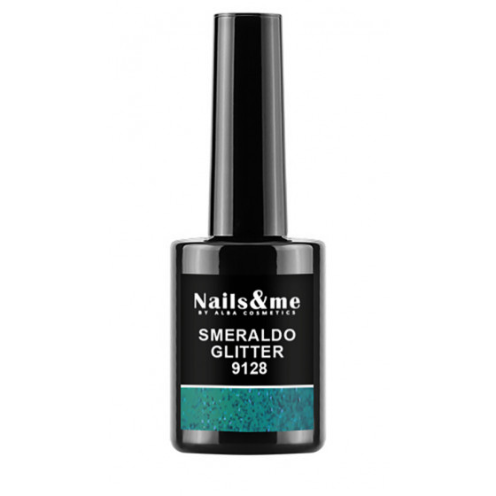 SMALTO GEL SEMIP. N.9128  EMERALD GLITT.14 ML