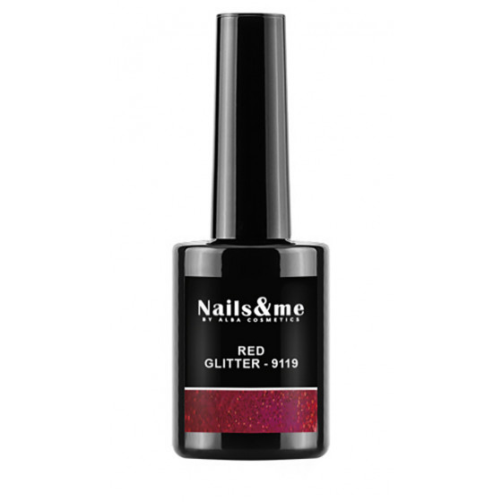 SMALTO GEL SEMIP. N.9119 RED GLITTER14 ML