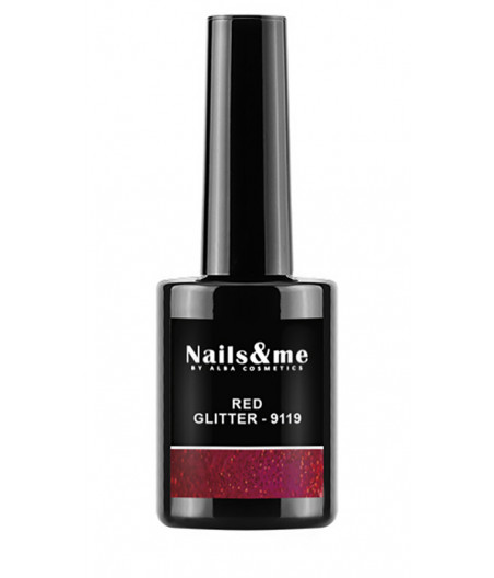 SMALTO GEL SEMIP. N.9119 RED GLITTER14 ML