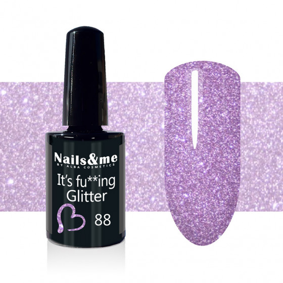 SMALTO GEL SEMIP. N.88 IT'S FU**ING GLITTER 14 ML