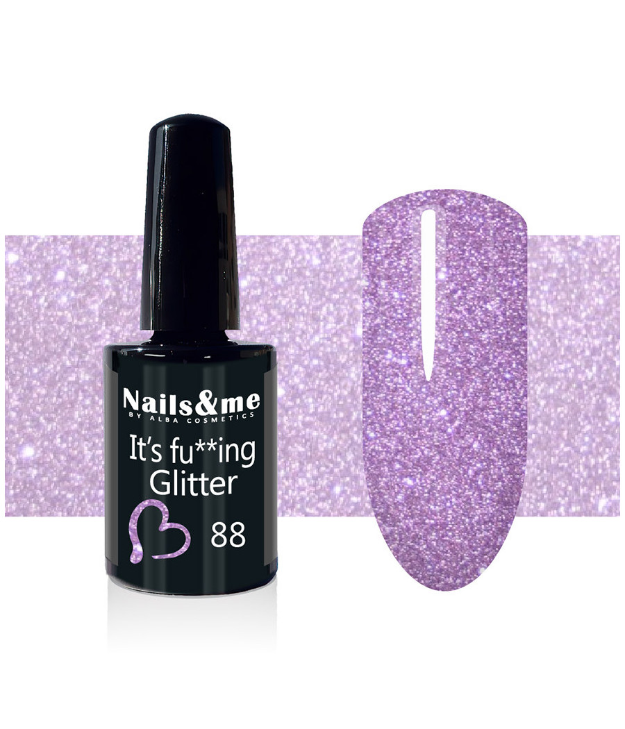 SMALTO GEL SEMIP. N.88 IT'S FU**ING GLITTER 14 ML