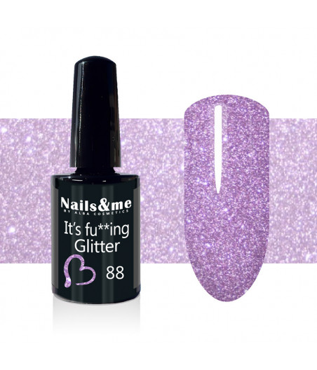 SMALTO GEL SEMIP. N.88 IT'S FU**ING GLITTER 14 ML