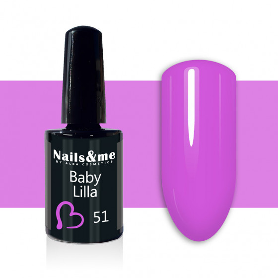 SMALTO GEL SEMIP. N.51 BABY LILLA 14 ML