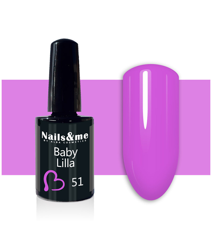 SMALTO GEL SEMIP. N.51 BABY LILLA 14 ML