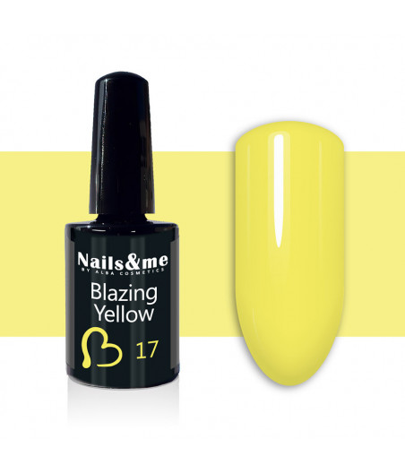 SMALTO GEL SEMIP. N.17 BLAZZING YELLOW 14 ML