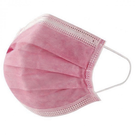 MASCHERINA CHIRURGICA  IIR ROSA BOX 50PZ