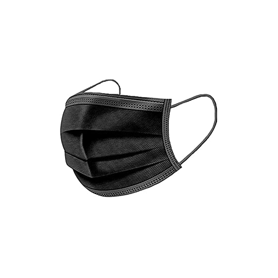 MASCHERINA CHIRURGICA  IIR NERA BOX 50PZ