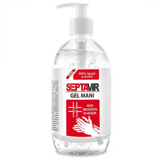 GEL DISINFETTANTE A BASE ALCOLICA 500 ML